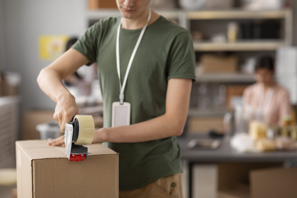 service d'emballage e-commerce