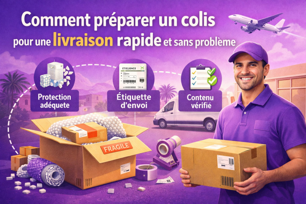 Comment préparer un colis pour une livraison rapide et sans problème ?
